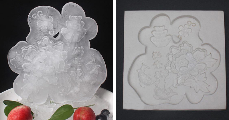 客戶(hù)使用宏圖硅膠制作冰雕硅膠模具 客戶(hù)使用宏圖硅膠制作冰雕硅膠模具