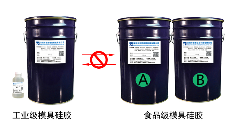 食品級和工業(yè)模具硅橡膠不能混用 食品級和工業(yè)模具硅橡膠不能混用